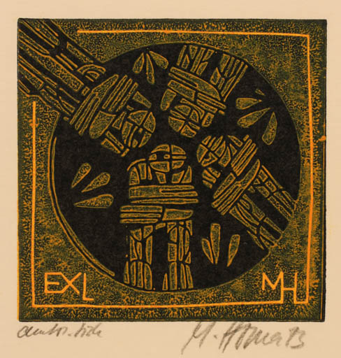 Exlibris by Miroslav Houra from Czech Republic for Miroslav Houra - 