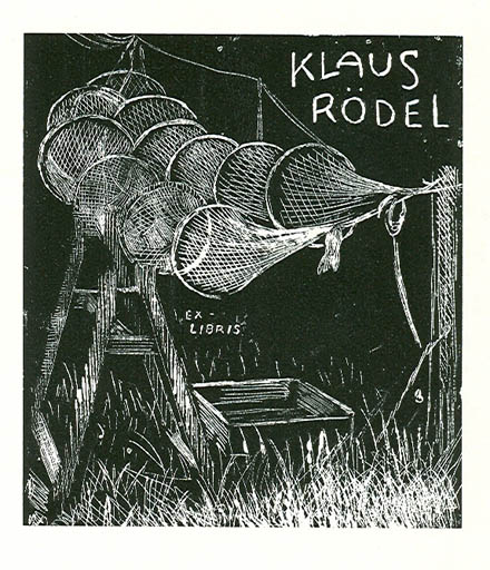 Exlibris by Arne Olsen from Denmark for Klaus Rödel - Maritime 