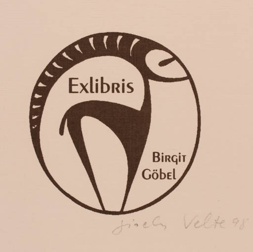 Exlibris by Linda Velte from Germany for ? ? - Fauna 