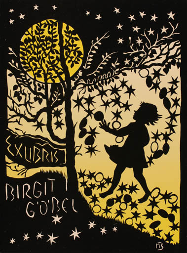 Exlibris by Marianne Brüssing from Germany for ? ? - Child 