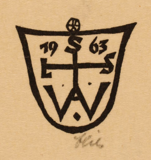 Exlibris by Otto Feil from Austria for ? Winkeler - Monogram 