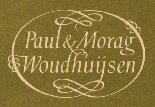 Exlibris by D. Kindersley from Great Britain for Paul & Morag Woudhuÿsen - Text/Writing 