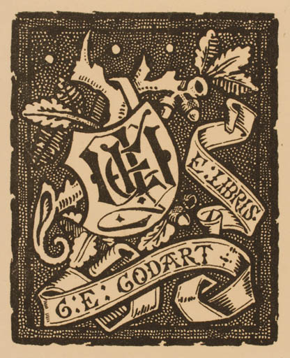 Exlibris by   from Great Britain for Frederik Conway Montagu - Monogram 