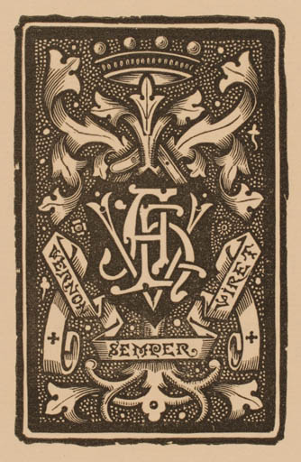 Exlibris by   from Great Britain for ? ? - Monogram 