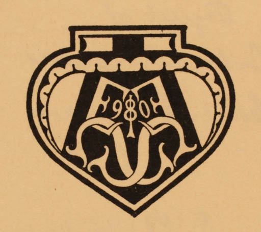 Exlibris by Carl Mortensen from Denmark for Emil Selmar - Monogram 