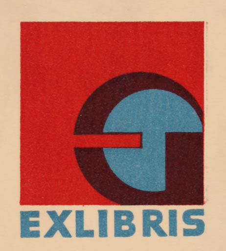 Exlibris by Norbert H. Ott from Germany for Günther Findal - Monogram 