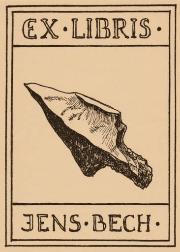 Exlibris by Jens Bech from Denmark for Jens Bech - 