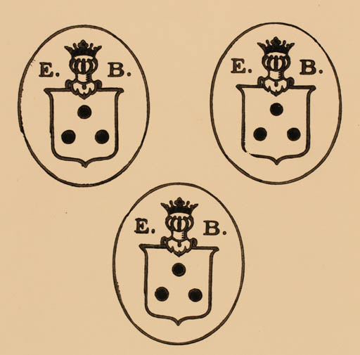 Exlibris by Ebbe Berner from Denmark for Ebbe Berner - Heraldry 