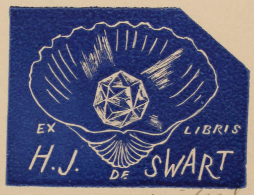 Exlibris by Rastislav Michal from Czech Republic for H. J. de Swart - Fauna 