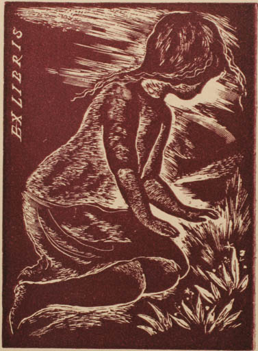 Exlibris by Rastislav Michal from Czech Republic for ? Vor der Schrift - Child 