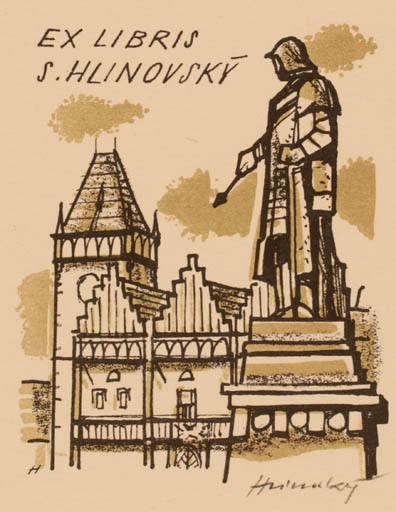 Exlibris by Stanislav  Hlinovsky from Czech Republic for Stanislav  Hlinovsky - City 