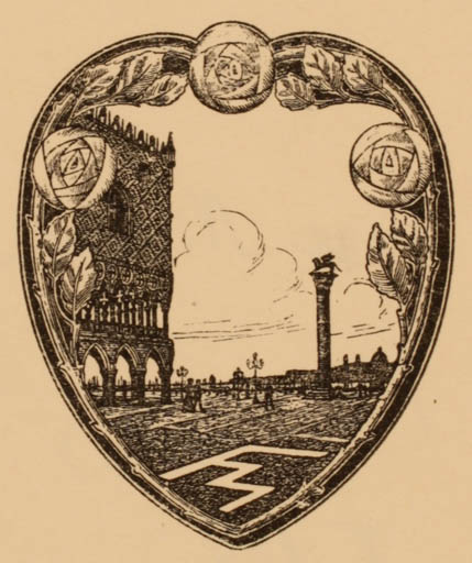 Exlibris by Inga Nickolin from Denmark for Marie Færch - City 