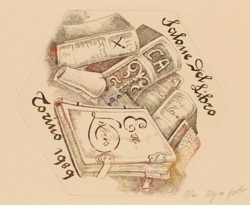 Exlibris by Elly de Koster from Netherland for Elly de Koster - Book 