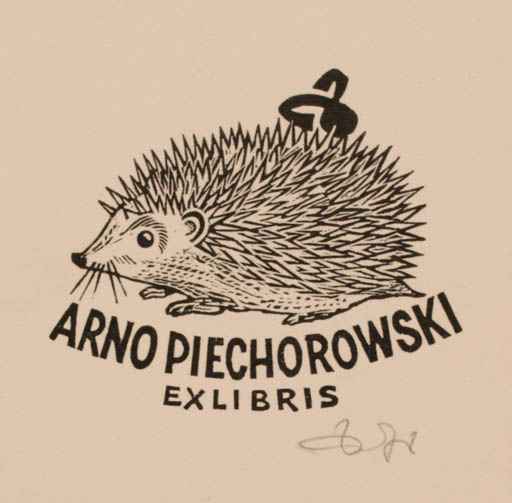 Exlibris by Zbigniew Dolatowski from Poland for Arno Piechorowski - Fauna 