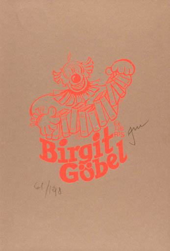 Exlibris by Julina Martin from Germany for Birgit Göbel-Stiegler - Book Theater/Cirkus 