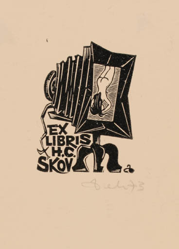 Exlibris by Zbigniew Dolatowski from Poland for Henry Carlo Skov - Photography 