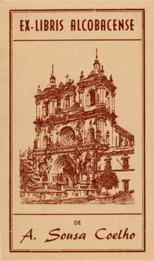 Exlibris by Herbert S. Ott from Portugal for A. Sousa Coelho - Church 