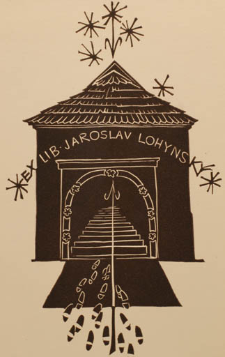 Exlibris by Ladislav Rusek from Czech Republic for Jaroslav Lohynsky - Architecture 