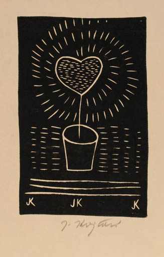 Exlibris by Jana Krejcova from Czechoslovakia for Jana Krejcova - 