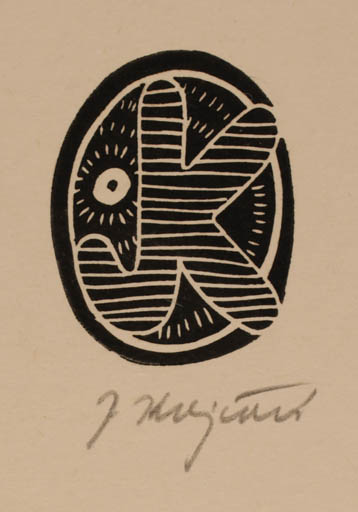 Exlibris by Jana Krejcova from Czechoslovakia for Jana Krejcova - Art 