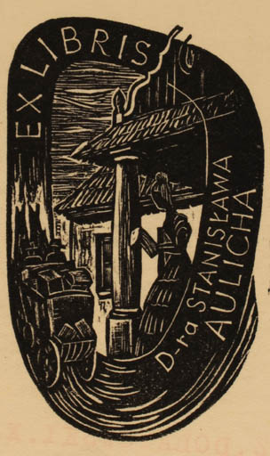 Exlibris by Zbigniew Dolatowski from Poland for D-ra Staniskawa Aulicha - 