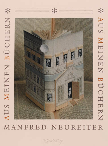 Exlibris by Peter Israel from Germany for Manfred Neureiter - Book 