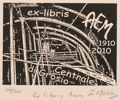 Exlibris by Liliana Esteban from Argentina for ? AEM - 