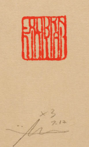 Exlibris by Jacek Machowski from Poland for ? Nowak - Text/Writing 