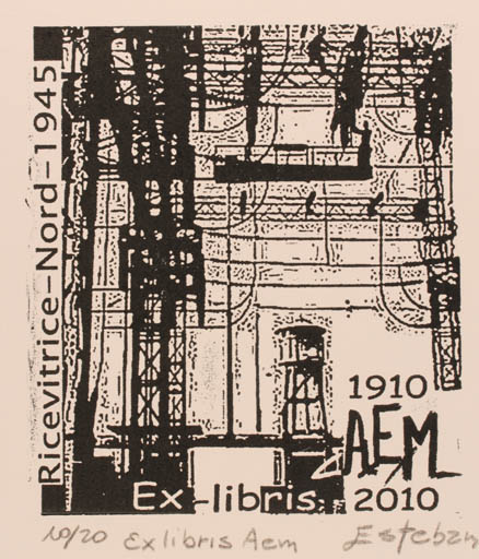 Exlibris by Liliana Esteban from Argentina for ? AEM - 