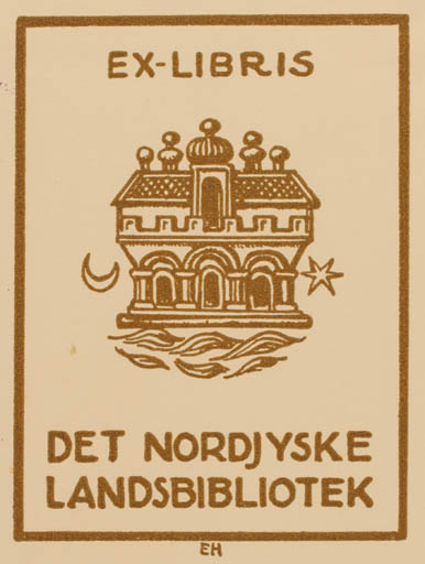 Exlibris by Ebba Holm from Denmark for ? Det Nordjyske Landsbibliotek - 