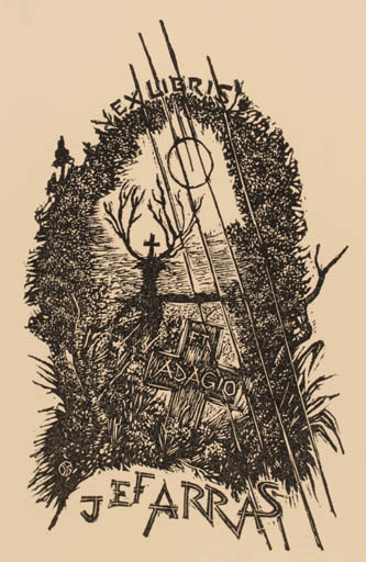 Exlibris by Jan Meeus from Belgium for ? Jefarras - 