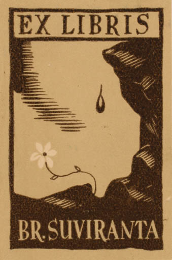 Exlibris by Georg Jägerroos from Finland for Br Suriranta - 