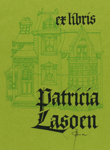 Exlibris by Hannu Paalasmaa from Finland for Patricia Lasoen - Architecture 