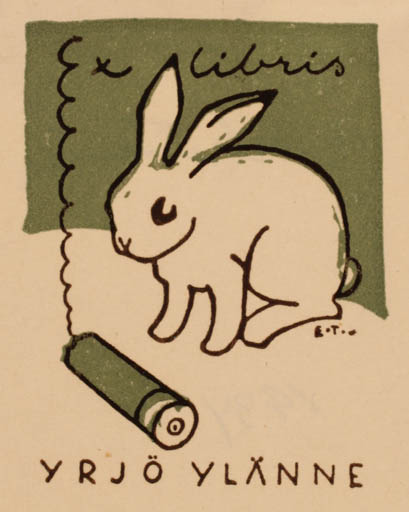 Exlibris by   from Finland for Yrjo Ylänne - Fauna 