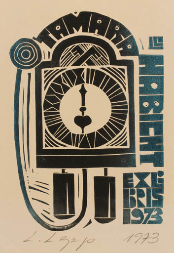 Exlibris by Lembit Lepp from Estonia for Tamara Habiecht - 