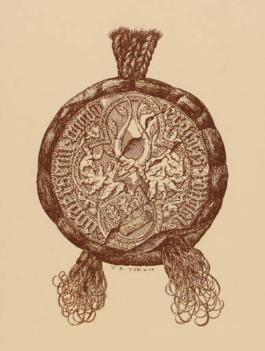 Exlibris by Tudor-Radu Tiron from Romania for Ronny Andersen - Heraldry 