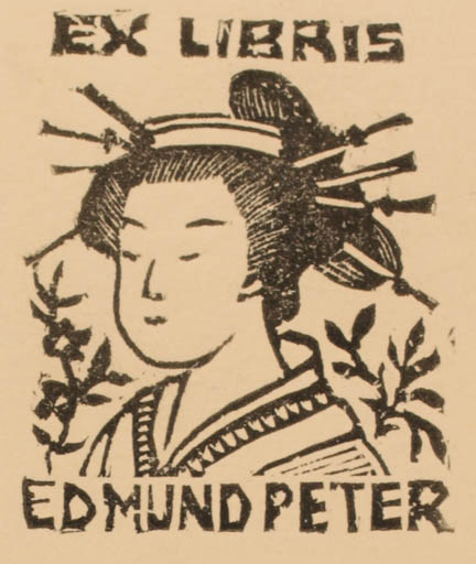 Exlibris by Edmund Peter from Denmark for ? Ipse - Flora Man 