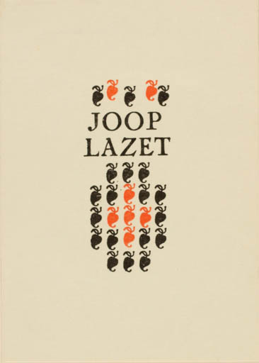 Exlibris by Emile Puettmann from Netherland for Joop Lazet - Fruit 