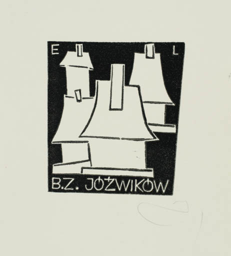 Exlibris by Zbigniew Jozwik from Poland for B. Z. Jozwikow - Architecture 