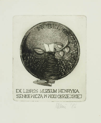 Exlibris by Marian Klincevicz from Poland for ? Muzeum Henryka Sienkiewicza w Weli Okrzejskiej - 