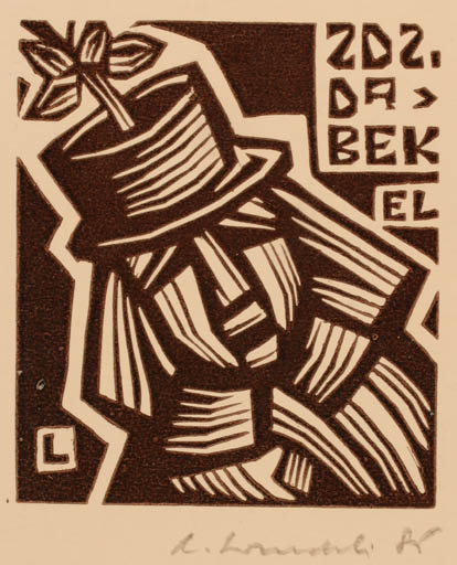 Exlibris by Rajmund Lewandowski from Poland for Zoz Dabek - 