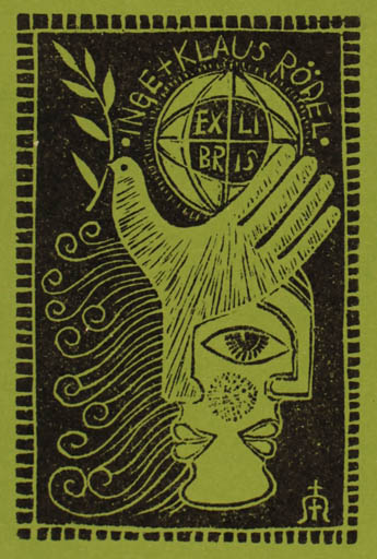 Exlibris by Zbigniew Lubicz-Miszewski from Poland for Klaus & Inge Rödel - 