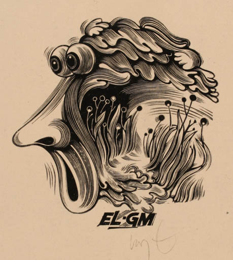 Exlibris by Wojciech Luczak from Poland for ? G. M. - 