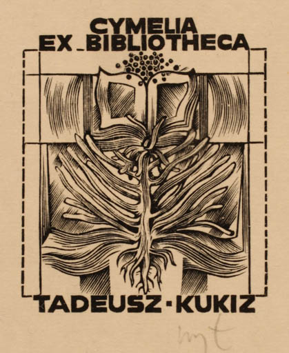 Exlibris by Wojciech Luczak from Poland for Tadeusz Kukiz - 