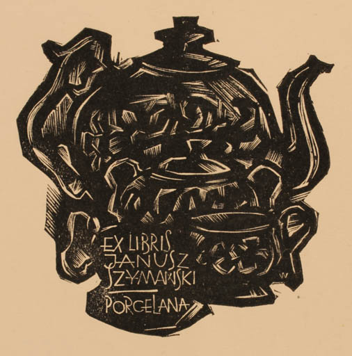 Exlibris by Wojciech Luczak from Poland for Janusz Szymanski - 