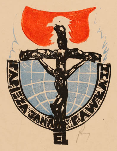 Exlibris by Klemens Raczak from Poland for Papieza Jana Pawlii - Religion 