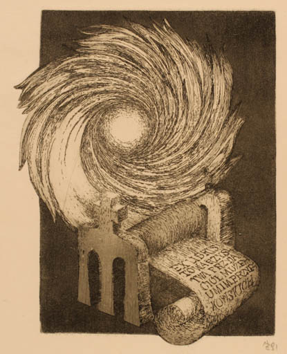 Exlibris by Andrzej Zarnowiecki from Poland for ? Muzeum Imprzypkowskich - 