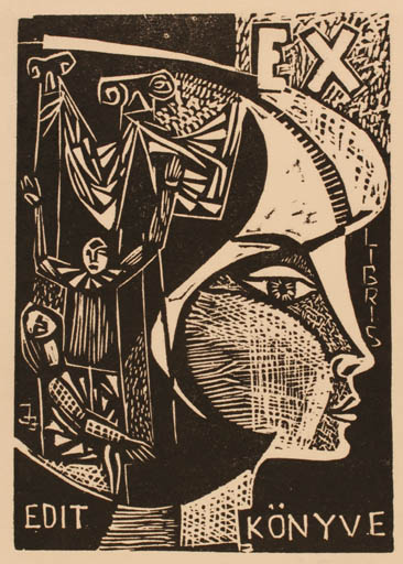 Exlibris by Janos Jozsa from Hungary for ? Edit - 