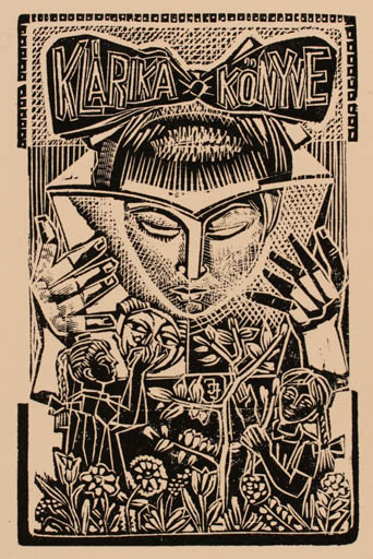 Exlibris by Janos Jozsa from Hungary for ? Klarika - 