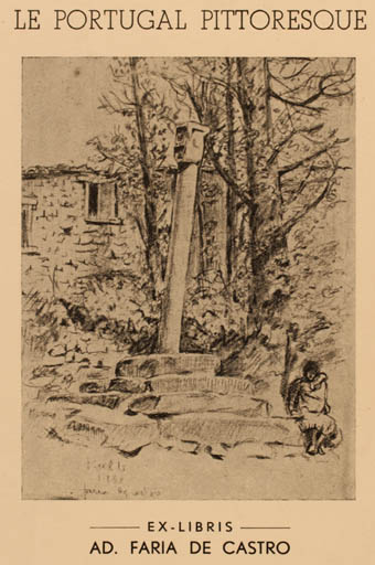Exlibris by Adolfo Faria de Castro from Portugal for Adolfo Faria de Castro - 